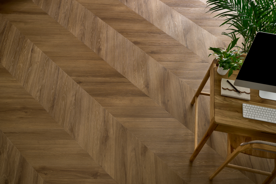 SPC Click Amaron Chevron – ROCHESTER OAK – 5mm CLC 229 - Pro Confort Carpet SPC Click Amaron Chevron – ROCHESTER OAK – 5mm CLC 229 3
