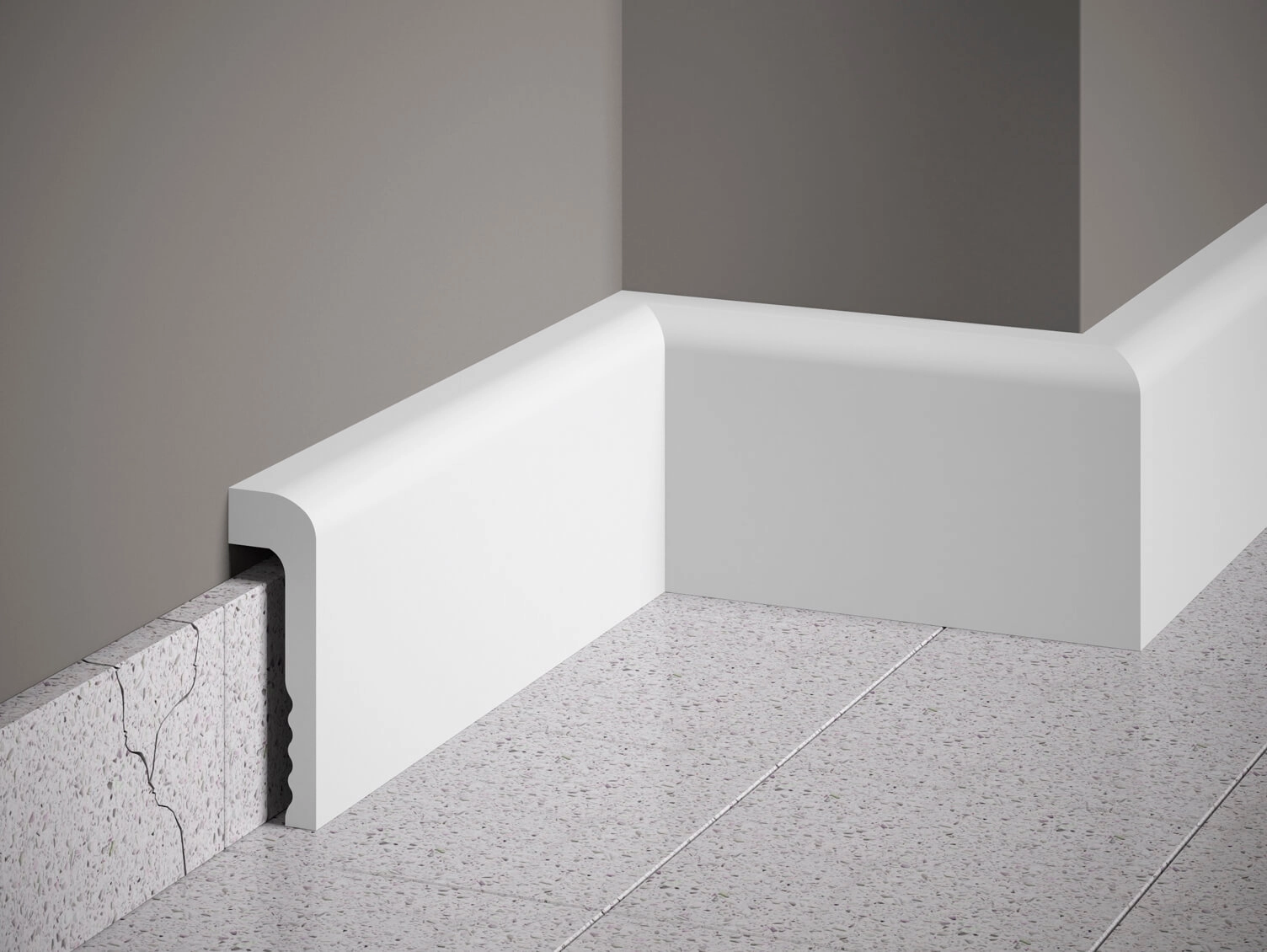 Plinta decorativa polimer dur MD006 101x23x2000mm