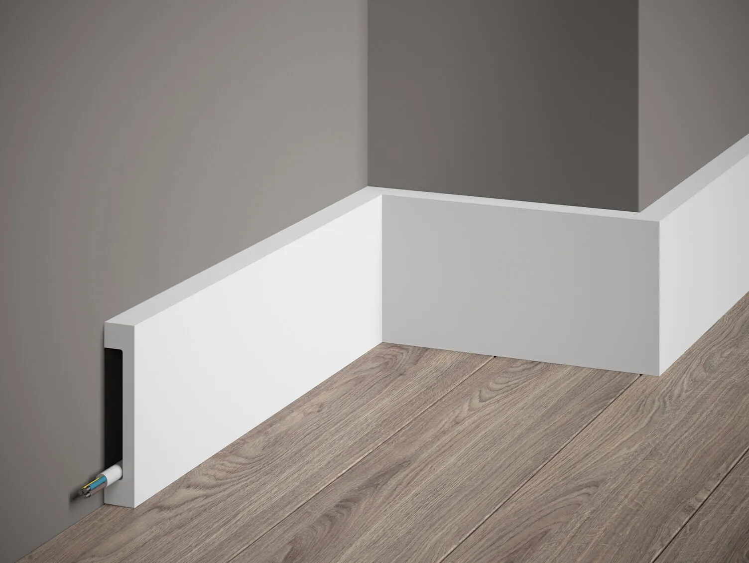 Plinta decorativa polimer dur MD011 40x10x2000mm