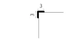 Brau decorativ polimer dur MD237 30X30X2000mm 6