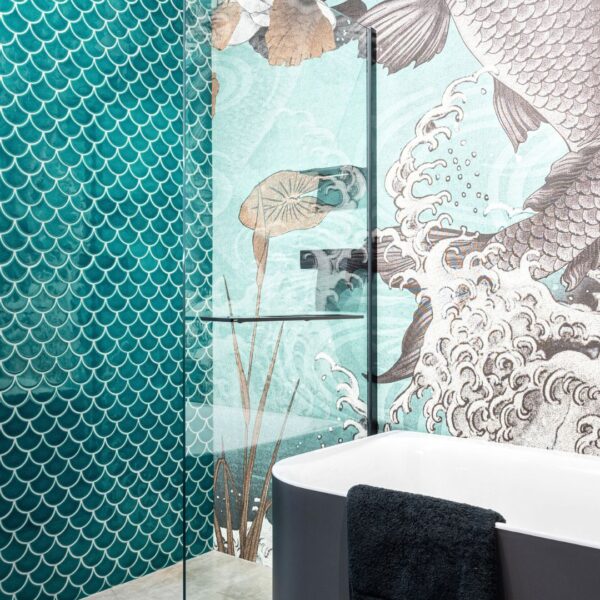 Mozaic ceramica Mini Fish Scale Bali 88