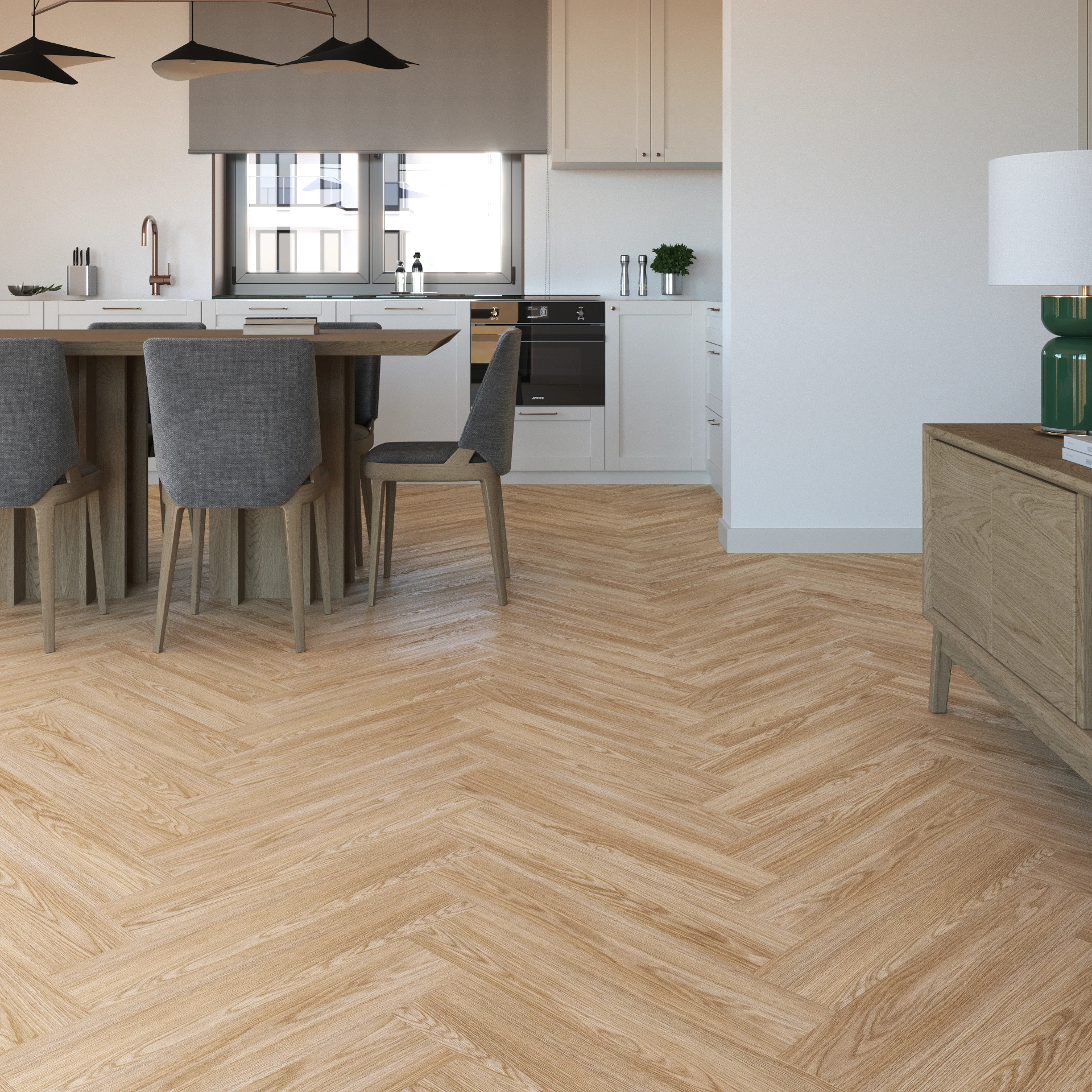 Parchet SPC Barlinek Living Stejar Zeno Herringbone - Pro Confort Carpet Parchet SPC Barlinek Living Stejar Zeno Herringbone 3